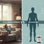 cyclobenzaprine or tizanidine