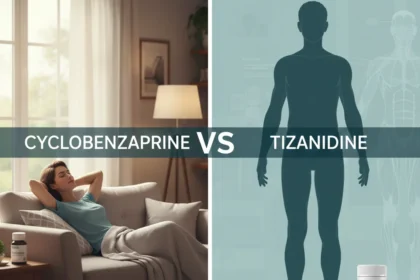 cyclobenzaprine or tizanidine