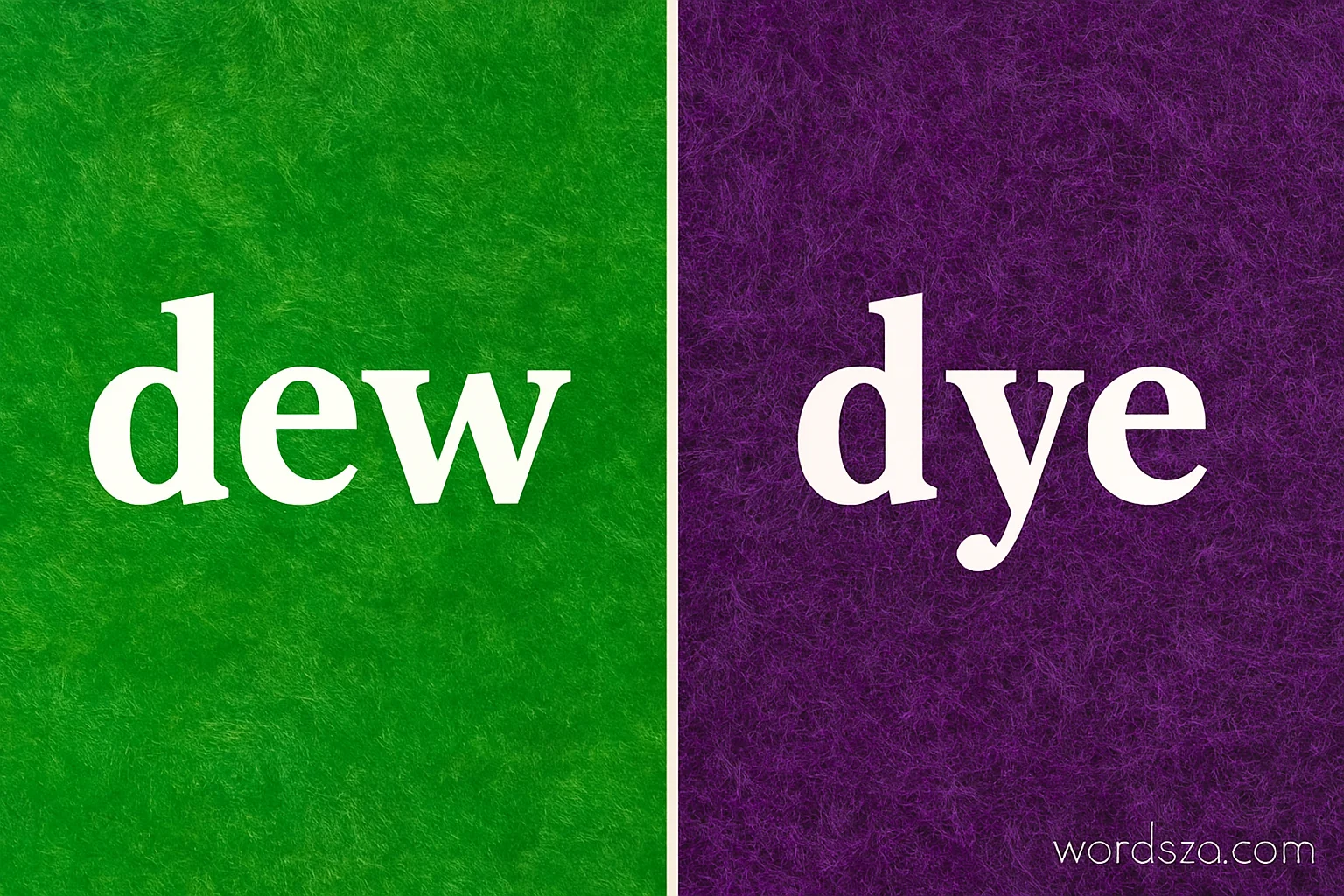 dew or dye