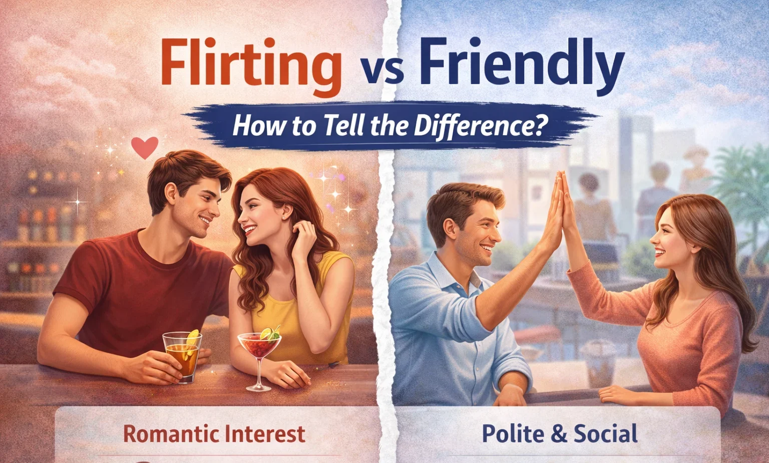 flirting or friendly