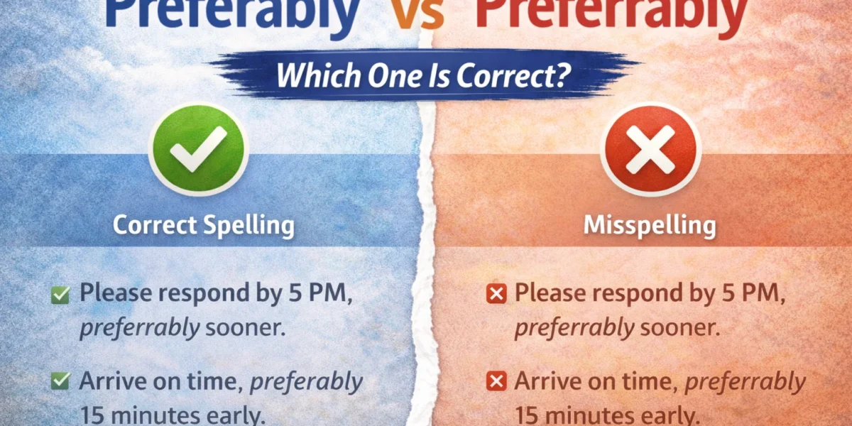 preferably or preferrably