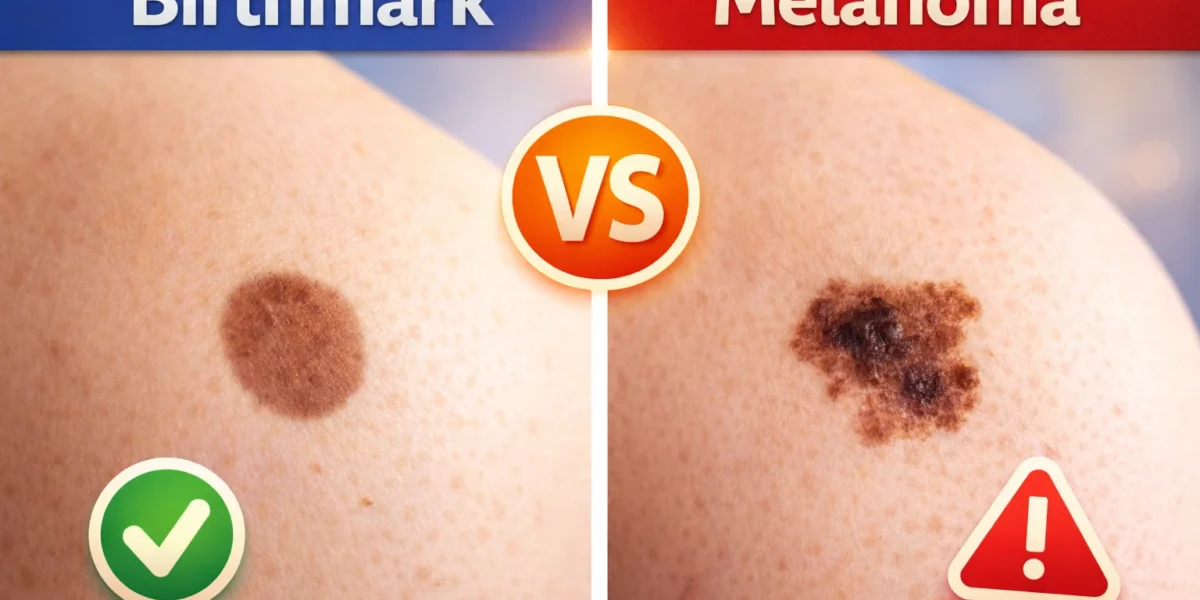 birthmark or melanoma