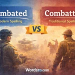 combated or combatted