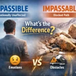 impassible or impassable