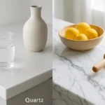 quartz or marble