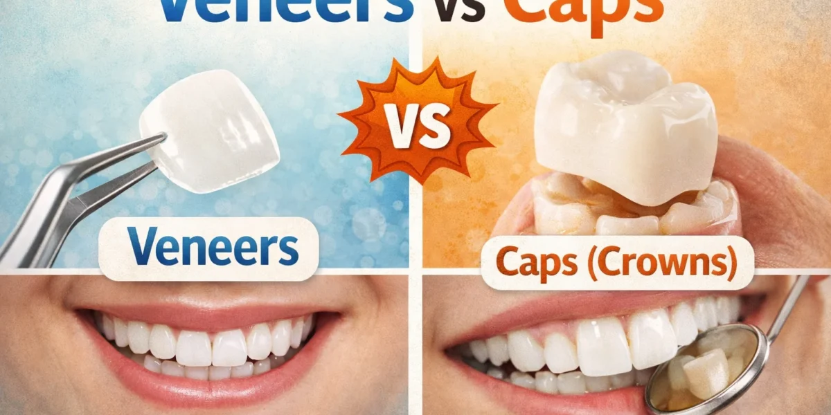 veneers or caps