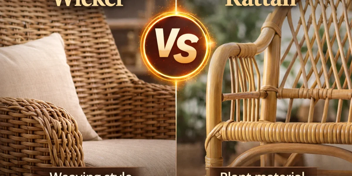 wicker or rattan