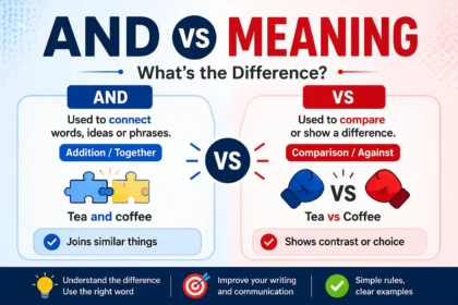 and or meaning