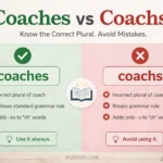 coaches or coachs