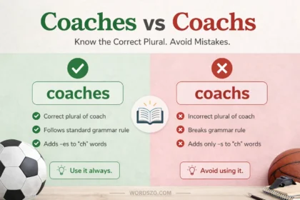 coaches or coachs