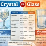 crystal or glass