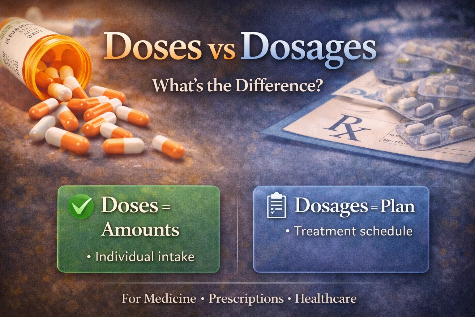 doses or dosages