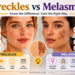 freckles or melasma