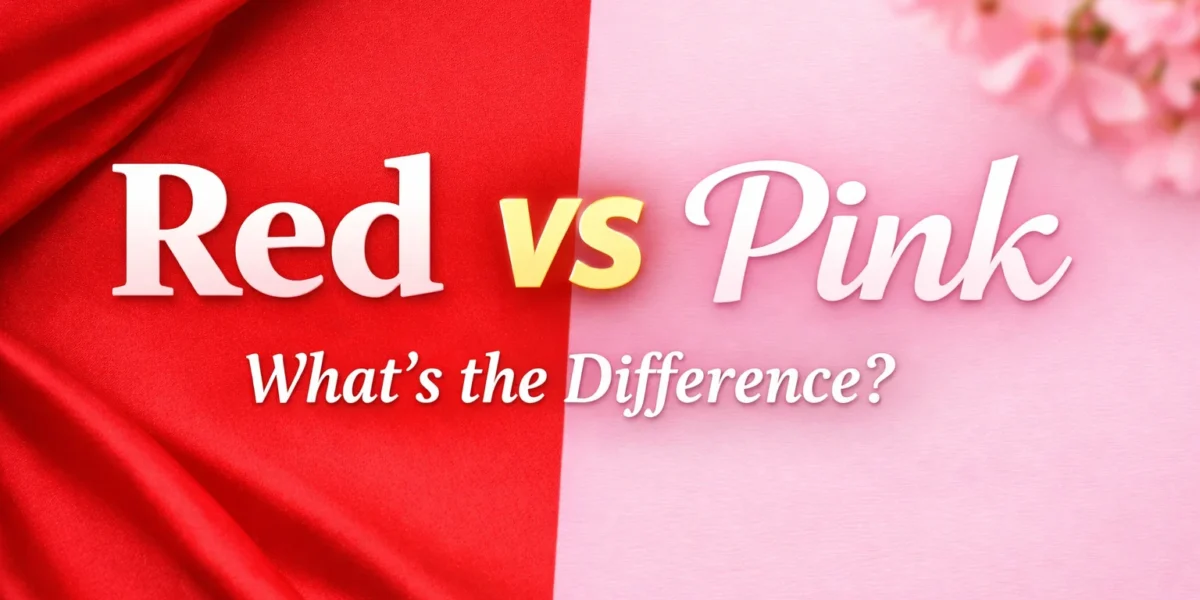 red or pink