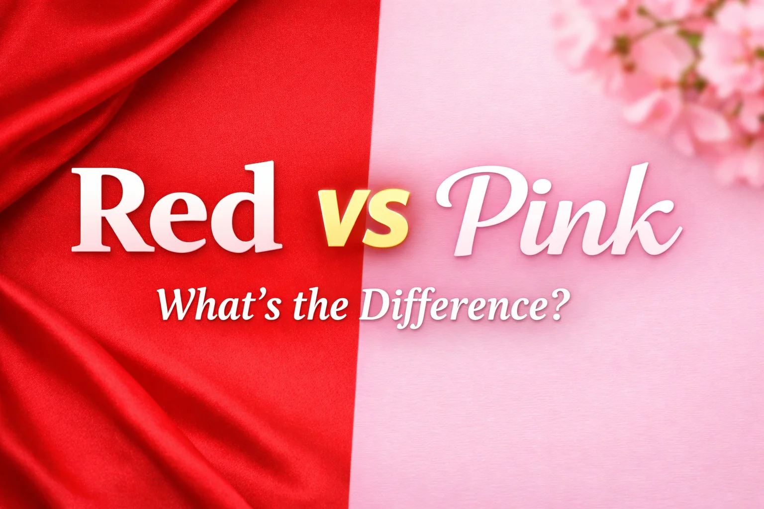 red or pink
