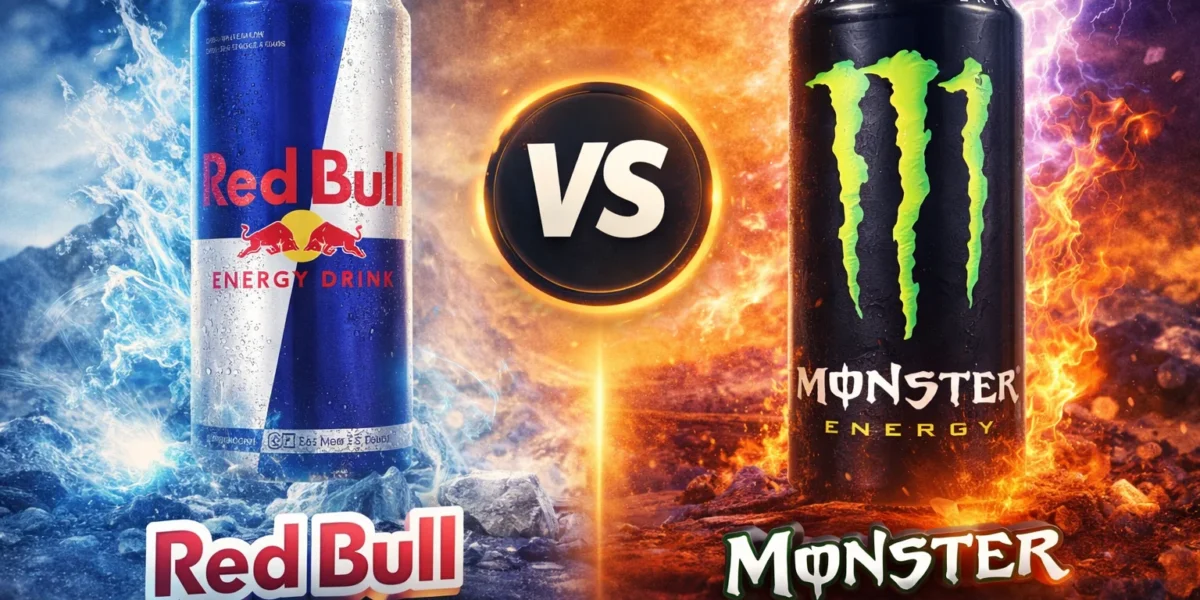 red bull or monster