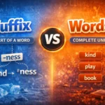 suffix or words
